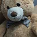 Poutmac Big Teddy Bear 4Ft Giant Soft Stuffed Animals Cute Plush Toy for Girlfriend Women Kids for Valentine's Christmas Birthday (Light Brown, 47 inches)