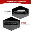 for RAM Under Seat Air Vent Cover Fit for RAM 2018-Present Black Interior Accessories 2pcs
