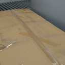 SUPERJARE Vanity Desk with Drawers, 47 inch Computer Desk, Modern Simple Home Office Desks, Makeup Dressing Table for Bedroom - White and Gold, 7997G