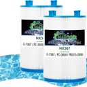 C-7367 Spa Filter Cartridge Replaces for Dimension One Spa 1561-00, PDO75-2000, Filbur FC-3059, PDO75-2000, AK-60035, 70759, 75 Sq.Ft Spa Hot Tub Filter, 2 Pack
