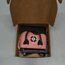 Yohulod for Galaxy Z Flip 7 Case with Long Strap & Chain, Cute Shape Design Z Flip 7 Phone Case for Women Girls, Shockproof PU Leather Case for Samsung Galaxy Z Flip 7 Black