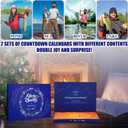 2 Set Christmas Fishing Gift for Men Advent Calendar 2025, 256 Pcs Fishing Lure Advent Calendar 24 Day Countdown Tackle Kit for Adults Fisher Men Women Father Grandpa Teen Boys, Xmas Gift