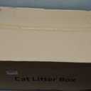 Tripamin XXXXXL Stainless Steel Litter Box with High Sides 28"x20"x16"
