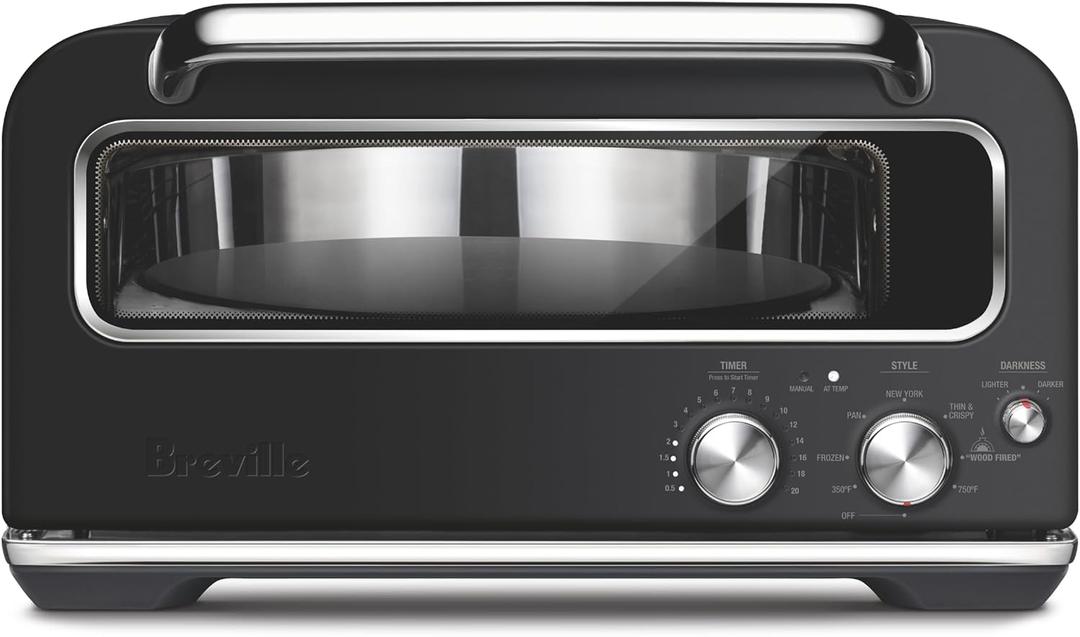 Breville BPZ820BTR Smart Oven Pizzaiolo Countertop Pizza Maker, Black Truffle, One Size
