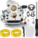 Carburetor 574719402 545072601 w/Tune up kit for Husqvarna 235 235E 236 236E 240 240E 120 Chainsaw for Jonsered CS2234 CS2238 CS2234S CS2238S GZ380 for Craftsman 358381600 Carb C1T-W33C