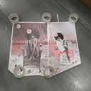 Black Girl African American Wall Art Decor Women Pink And Grey Abstract Canvas Paintings Pictures Posters Prints Bathroom Artwork For Wall Bedroom frameless (Beach Wall Art, 16x24in (40x60cm))