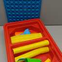 Toddler Sensory Kids Table with Lid | Sensory Bin | Kidoozie | Mega Block Compatible Lid | Indoor Outdoor Use , Red, G02521 17 x 12.5 x 11 inches