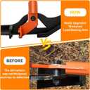 Upgraded 43" Sapling Puller One-Piece Steel High-Leverage Root Puller Tool