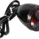 Front Gloss Black Bullet Smoked Turn Signals For Harley 2004-2013 Sportster XL