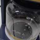 West Bend Timeless 12-Cup Programmable Coffee Maker with Brew Strength Selector for Hot and Iced Coffee, Includes 1-4 Cup Brew Option and Permanent Filter (Blue/Gold)