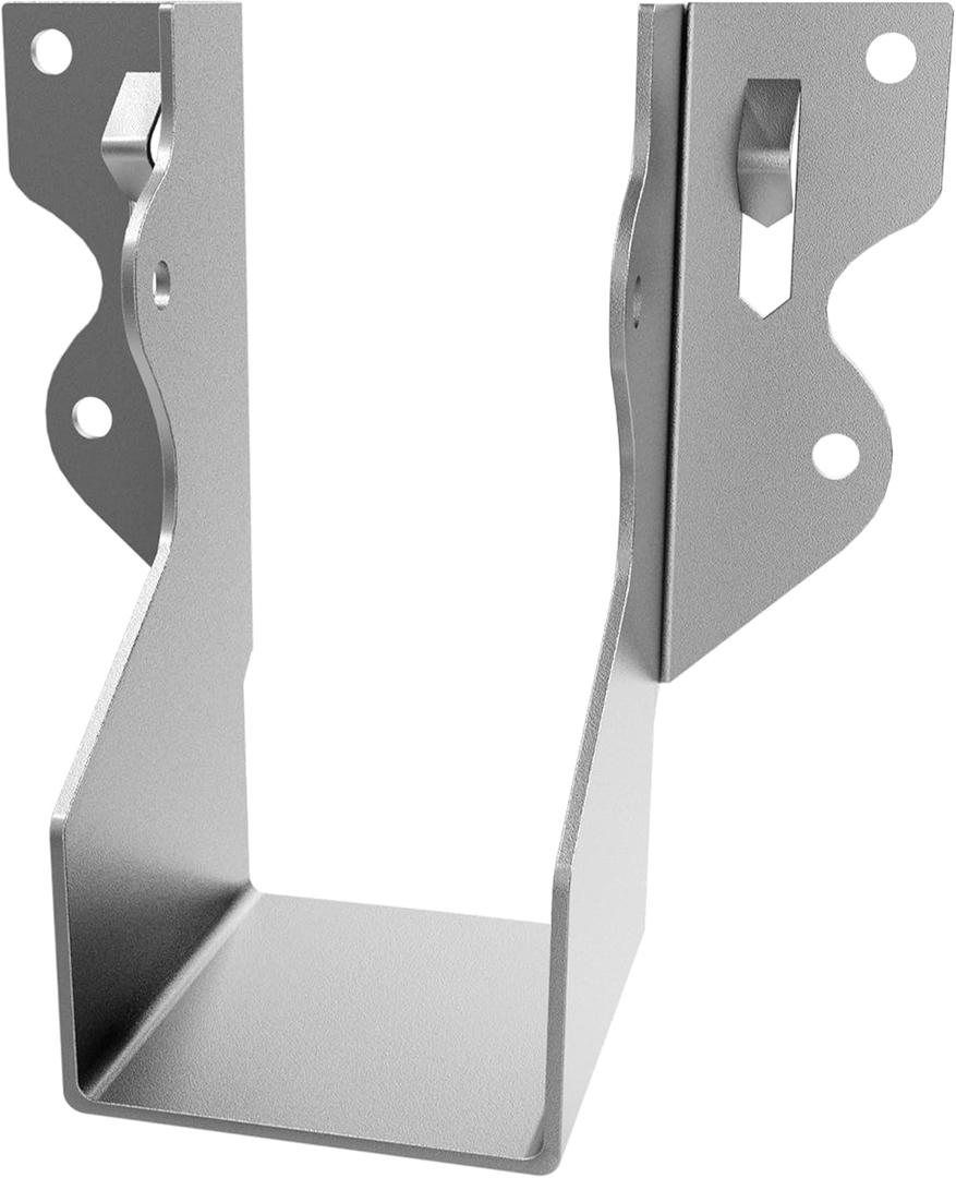 20 Pcs 2X4 Joist Hanger Tie Brackets 18 Gauge Galvanizing Face Mount Joist Hangers for Wood Hurricane Ties Widely Applicable Rafter Ties