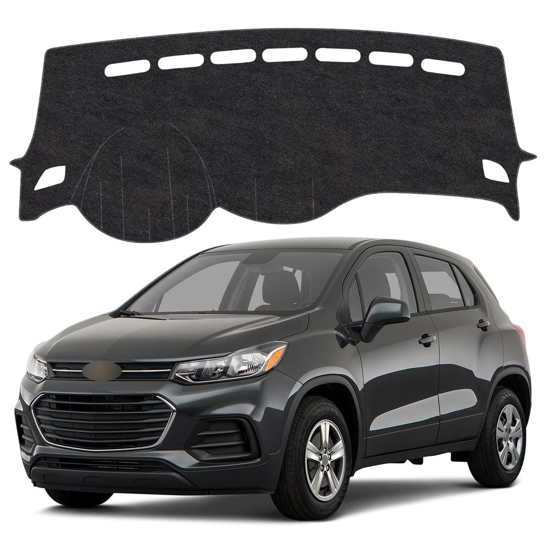 VTVWNM Dash Cover Mat Compatible with Chevrolet Chevy Trax 2024-2026 Non-Slip Dashboard Cover Mat Sunshade UV Rays Protector Interior Accessories