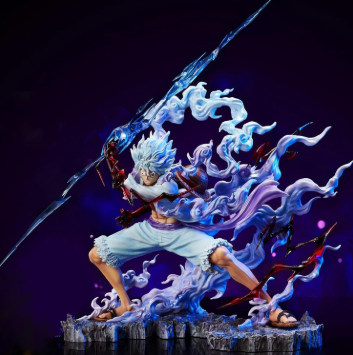 Luffy Figure, Gear 5 Luffy Action Figure, 11" Anime Statues Figurine Birthday Toy Collection Gifts PVC