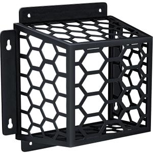 Dryer Vent Bird Guard Cover Outside, Universal 3" to 4" Outdoor Vent Protector for Bathroom, Kitchen & Dryer Exhaust, Heavy-Duty Rustproof Galvanized Steel Animal Guard for House (7"Lx7"Wx5"H, Black-1PCS)