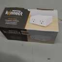 Bostitch Office Konnect Power Hub, Two Outlets Charging Station for Desktop, Shallow Tray Top, White