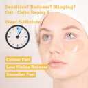 Oat Hydrogel Under Eye Patches for Sensitive Skin 28 Pairs 5 Minute Soothing Hydrating Eye Pads with Oat and Honey Gentle Eye Care Mask for Dry Tired Eyes Ophthalmologist Tested