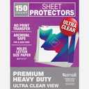 Samsill Ultra Clear Sheet Protectors, 150 Pack, 8.5x11 Inch Page Protectors for 3 Ring Binder, Premium Heavy Duty, Letter Size, Top Loading, Acid Free
