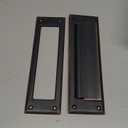 QCAA Solid Brass Mail Slot, with Solid Brass Interior Frame, 10" x 3", Venetian Bronze, 1 Pack, Made in Taiwan