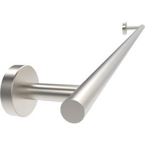 Brushed Grey Towel Bar, 22 Inch 304 Stainless Steel Towel Rack Bathroom, Towel Holder Brushed Grey Wall Mount, Total Length 24 Inch