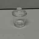 1 Piece Classic Clear Glass Sugar Bowl with Lid Serving Spoon Salt Pot Pepper Storage Jar Seasoning Pot Dispenser Container Sugar Box Condiment Spice Racks Holder for Home Kitchen