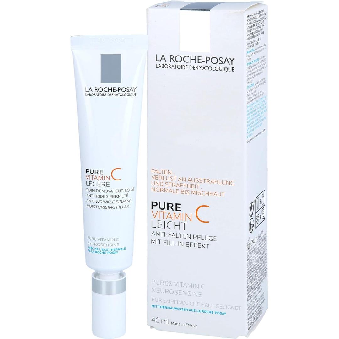 La Roche-Posay Pure Vitamin C cream firming ,moisturizing filler 1.35 oz, 09 2027