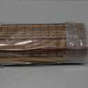 Cordless Bamboo Roman Shades for Windows, Blinds Size (22.5" W 48" H) Colour (Highfield Teak)