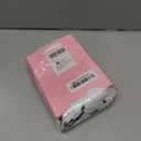 Ethhqu 12-Pack Small Pink Gift Bags with Handles - Includes 24 Tissue Papers, 6.3x4.7x2.4 Inches Mini Gift Card Bag for Birthday Party, Baby Shower, Wedding, Holiday