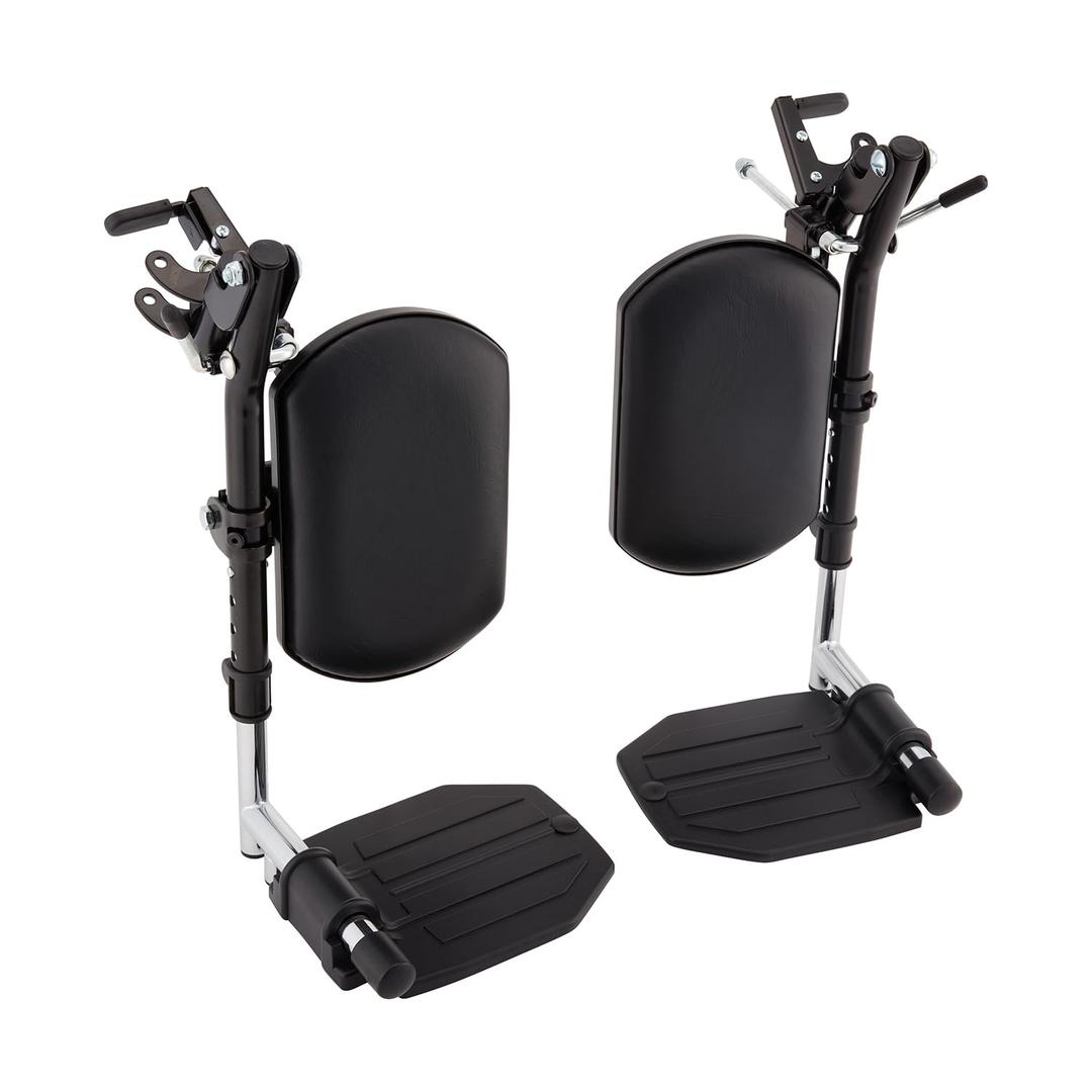 Invacare Wheelchair Elevating Legrest with Padded Calf Support, Footrest with Swing Away Function, Adjustable Length and Aluminum Footplate, Tool-Free Installation, Designed for Invacare Wheelchair