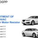 ECCPP AC Blower Motor Resistor Fit for Cadillac Catera 1997-2001/2003 2004 2005 2006 2007 Saab 9-3 2003-2007 6 Pins HVAC Blower Resistor Air Conditioning Replacement RU535, 4P1533, 1580845, 90566802