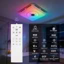 Bluetooth Bathroom Exhaust Fan with Light,Bluetooth Speaker Exhaust Fan