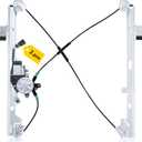 741-644 Left Front Window Regulator Driver Side 2000-2006 Chevy Silverado 1500 2500 3500 Tahoe Avalanche Suburban, GMC Sierra Yukon Escalade EXT ESV Driver Side Power Window Regulator & Motor Assembly