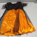 JIFRE Cute Children Halloween Orange Witch Costume for Girls, Toddler Infant Baby Halloween Costume Outfit Cosplay (2-3Y)