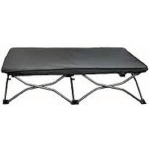 Regalo My Cot Portable Toddler Bed, Foldable Kids Travel Bed & Camping Cot, Lightweight Sleeping Cot for Toddlers, Indoor/Outdoor, 46.5 x 24 x 9.5, Gray, 1 Count