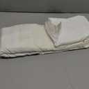 Premium Queen Size Bedskirt 800TC 100% Egyptian Cotton Ivory Bed Skirt Queen Size 12" Drop Length, Tailored Fit, Elegant Pleated Style - Ivory