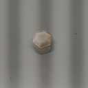 Etercycle Velvet Ring Box - Vintage Hexagon Premium Jewelry Display Holder Gift Box with Detachable Lid for Wedding Ceremony Proposal Engagement (Beige, 1 Slot)