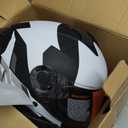Full Face Motorcycle Helmet DOT Approved for Adults, Lightweight Street Bike Helmet with Ventilation, All-Season Riding Gear, Removable Washable Liner, Stylish Design for Men and Women, Large, Black White Camo
