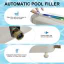 2026 New Version Automatic Pool Filler, Pool Water Leveler Auto Fill, Pool Auto Fill, Automatic Pool Water Leveler, LC3001 - White