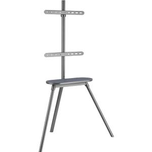 TV Stands 43"-65" Universal Swivel Tall Base Floor Mount with Hidden Safety Rope and Wire Management Holds Up to 88 Lbs TV Mount Bracket Be