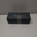 Modatope Womens Kitten Heel Strappy Thong Sandals Square Open Toe Flip Flop Heels (6.5)