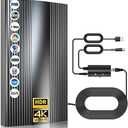 NEW Indoor/Outdoor Antenna 4K Ultra HD 1080P SW216-HD077 Up To 900 Miles