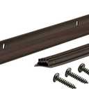 M-D Building Products 69505 48 in. Bronze Aluminum L-Shape Commercial Screw-on Under Door Seal