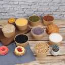 14 oz Disposable Kraft paper bowls with lids, Food containers Soup Bowls Party Supplies Treat Bowls 50 Pack