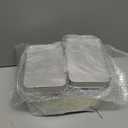 8 Pack Empty Metal Tins Box with Lid - Cookie Tins Silver Metal Rectangular Tin Box Lids for Treats, Gifts, Favors, Candle and Crafts (6.2 x 4.3 x 1.4 Inches)