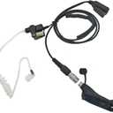 Radio Mic and Earpiece Quick Disconnect Walkie Talkie Headset Qd Accessories for Motorola APX 6000 8000 xpr 6550e 7550e 7580e Walkie Talkies