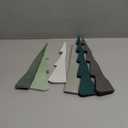 6 Pcs Gray Christmas Tree Honeycomb Centerpiece Minimalist 3D Paper Trees Centerpiece Modern Christmas Decor Rustic Reusable Table Decoration for Home Decor Xmas Gift