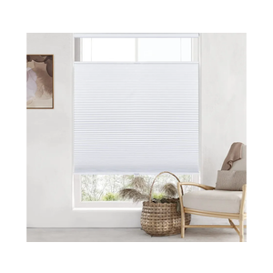 LazBlinds Top Down Bottom Up (TDBU) Cordless Cellular Shades, Blackout Light Blocking Honeycomb Shades Thermal Insulation Noise Reduction Blinds for Windows, 32" W x 64" H, White