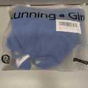 RUNNING GIRL Sports Bras for Women, Medium-High Impact Running Strappy Sports Bra with Removable Pads (Blue, XXL)