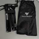 FSA/HSA Eligible, Vaunn Medical Easy Grip Height Adjustable Folding Cane/Walking Stick with Strap/Pouch- Compact, Portable, and Safe Walking Assistant- Non-Slip Grip Handle- Men, Women, Elderly