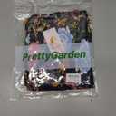 PRETTYGARDEN Women's Summer Midi Bodycon Dresses One Shoulder Strappy Tiered Ruffle Floral Boho Sun Dress (XL)