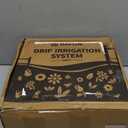 240FT Drip Irrigation System Kits - Automatic Garden Watering Sprinkler with 1/2 & 1/4 inch Tubing Hose Patio Misting Plant Irrigation Water Equipment Quick Connector for Greenhouse Flower Beds Lawn